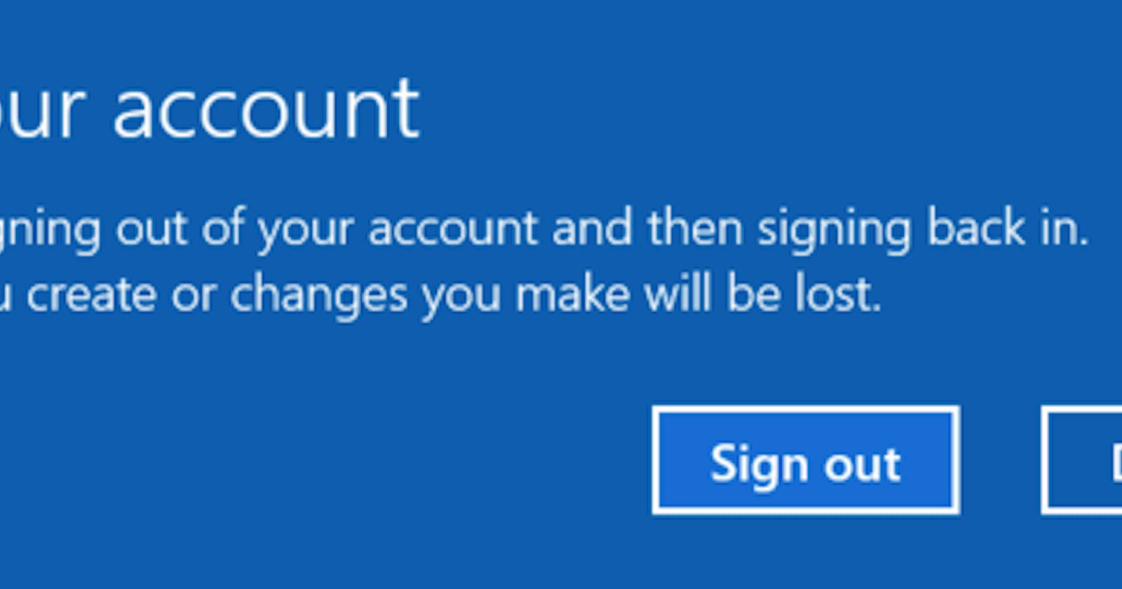 How to Fix the "We Can’t Sign into Your Account" Error on Windows 10 - Temporary User Profile Issue