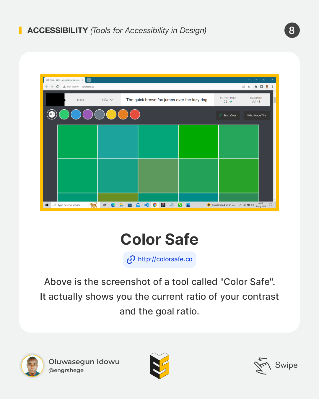 8. Tools for Accessibility in Design (Color Safe)