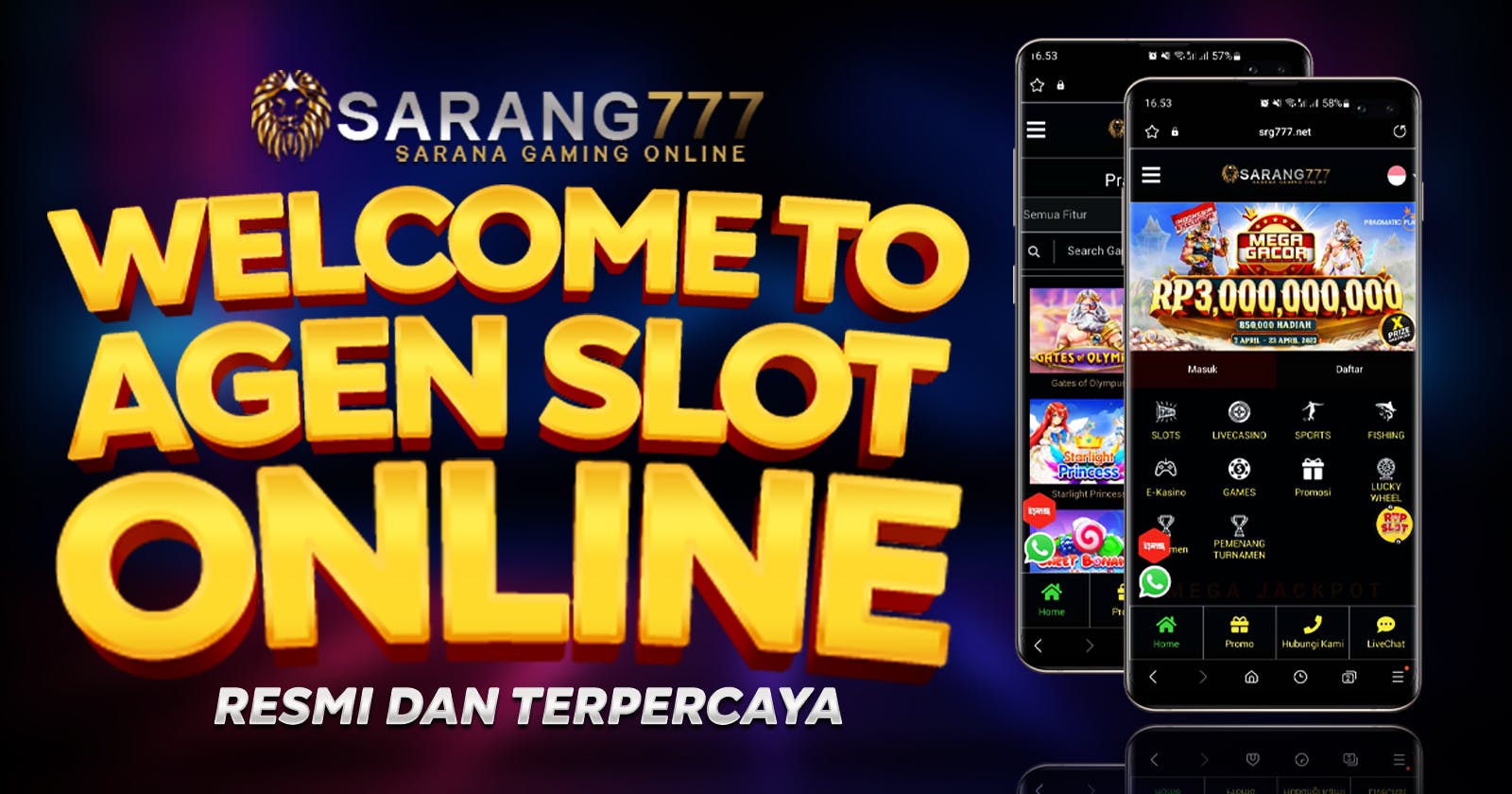 Sarang777 : Agen Slot Online Pragmatic Play Indonesia Resmi 2023