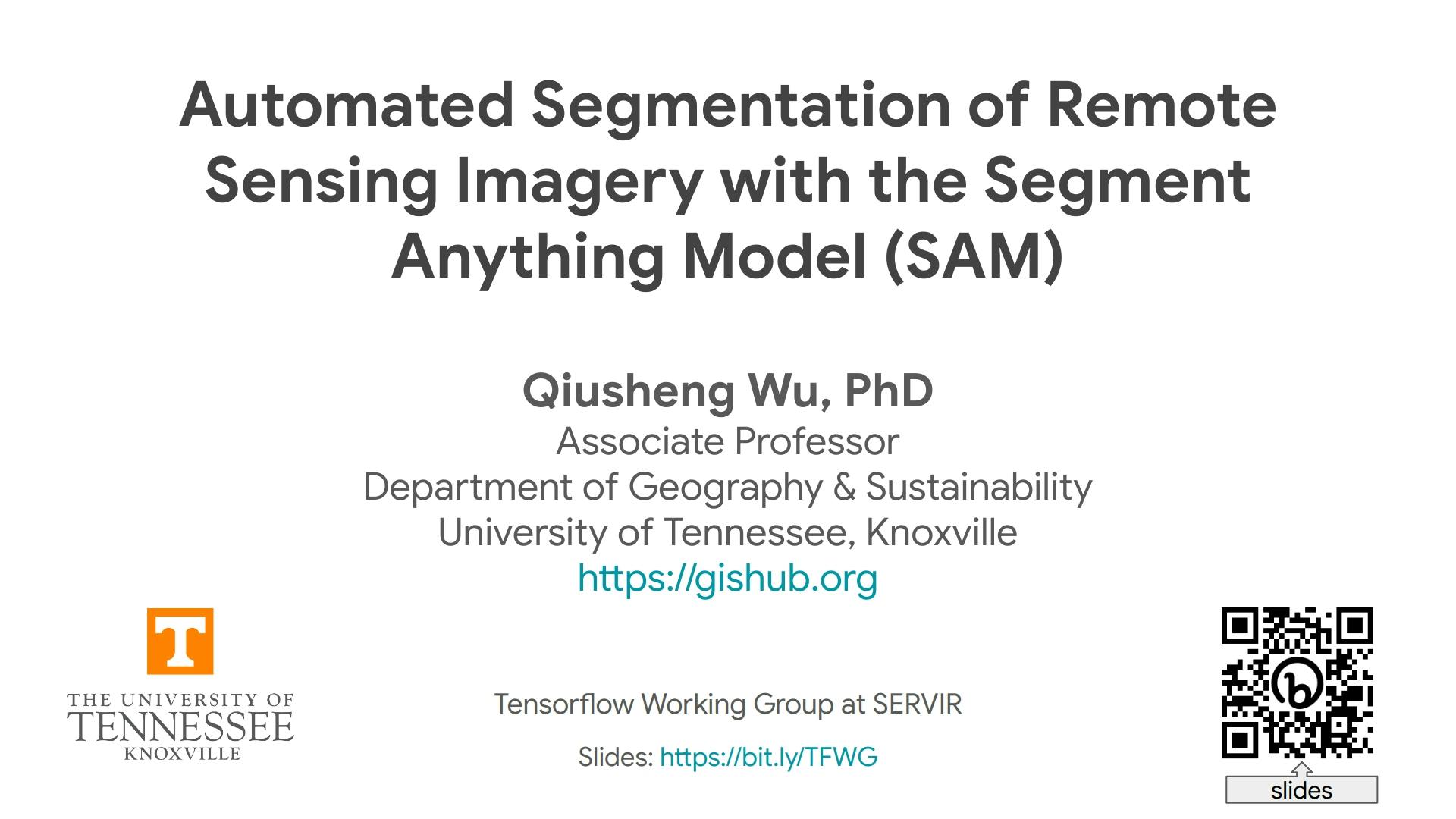 Tensorflow hot sale remote sensing