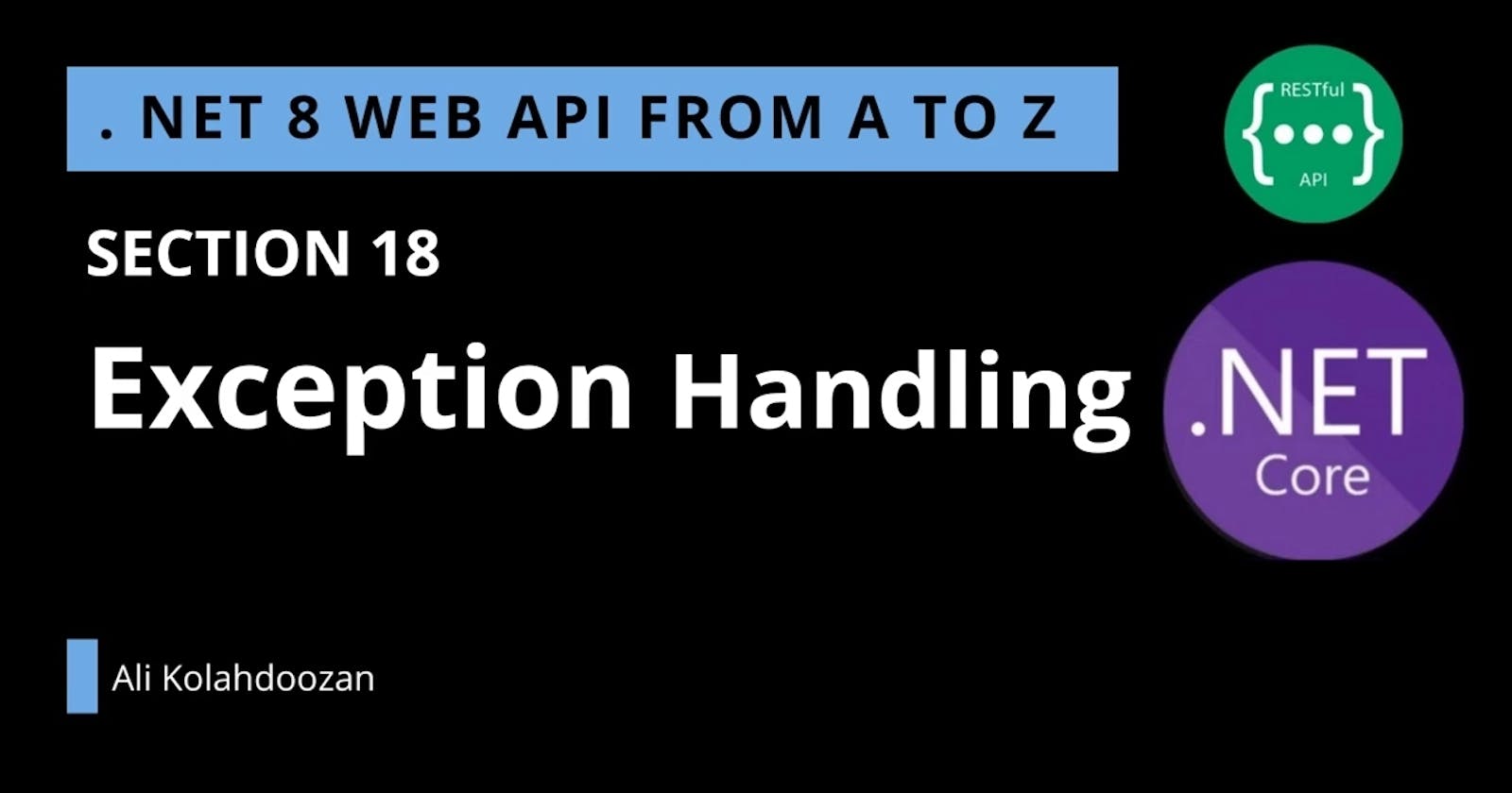 .NET 8 Web API - Exception Handling