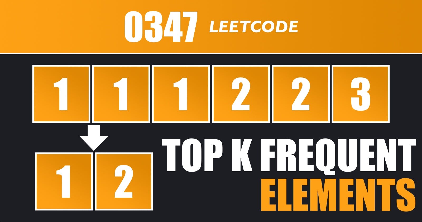 Top K Frequent Elements - Leetcode 347