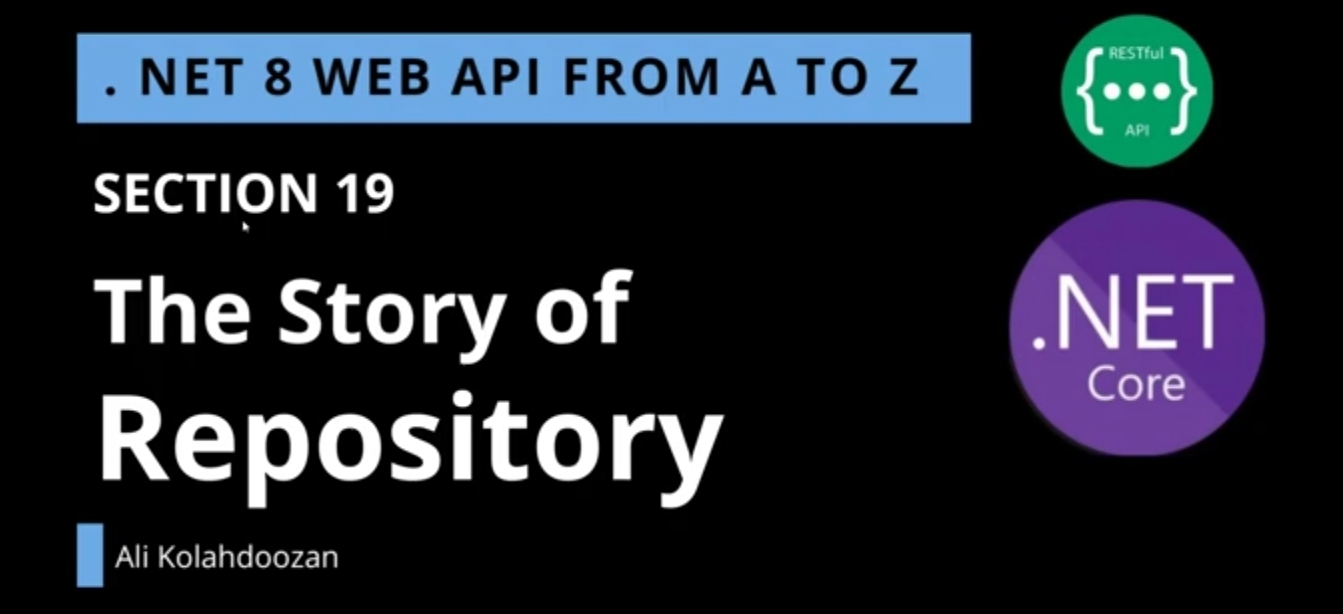 .NET 8 Web API - The Story of Repository