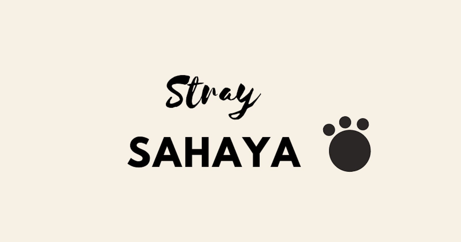 StraySahaya: Hack-R-Play 2.0