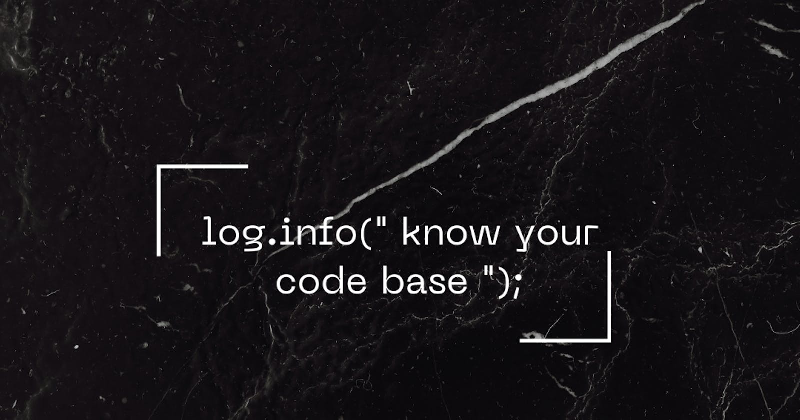 Let's Know Our Code!