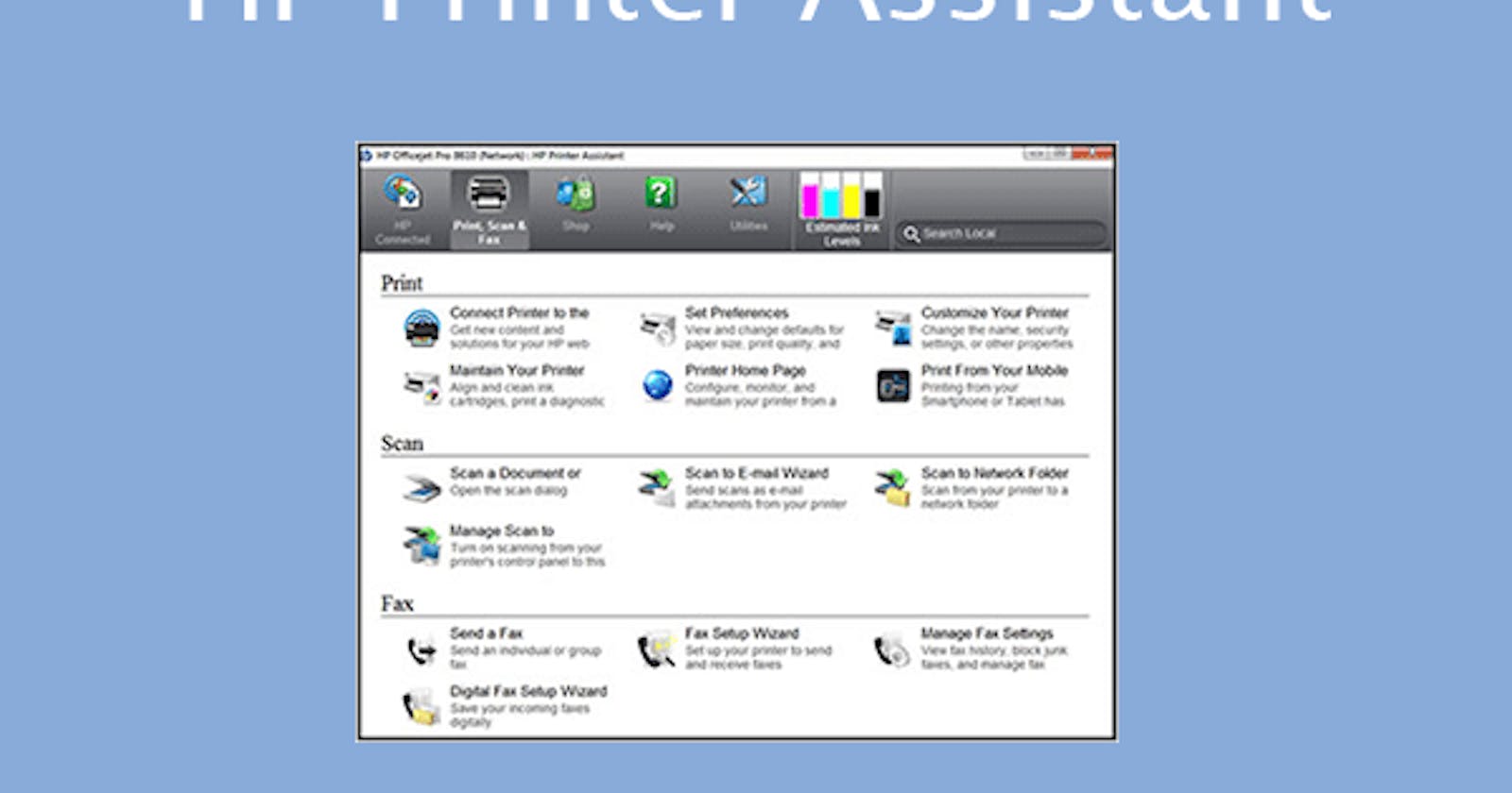 How to Fix HP Printer Assistant Not Working Problem?