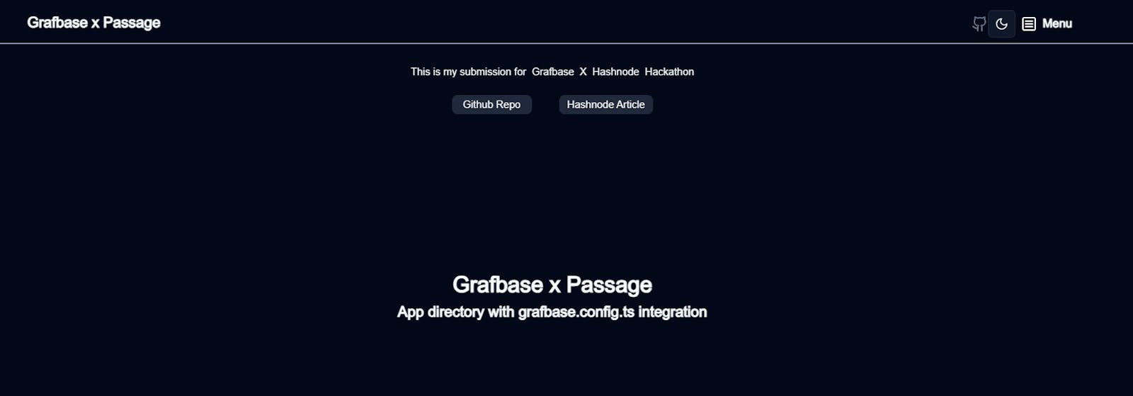 Integrating Passage with Grafbase and using the Grafbase Next.Js Plugin