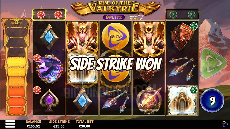 Epic Goddess Quest Journey to Riches in Rise of the Valkyrie Splitz Slot Game!