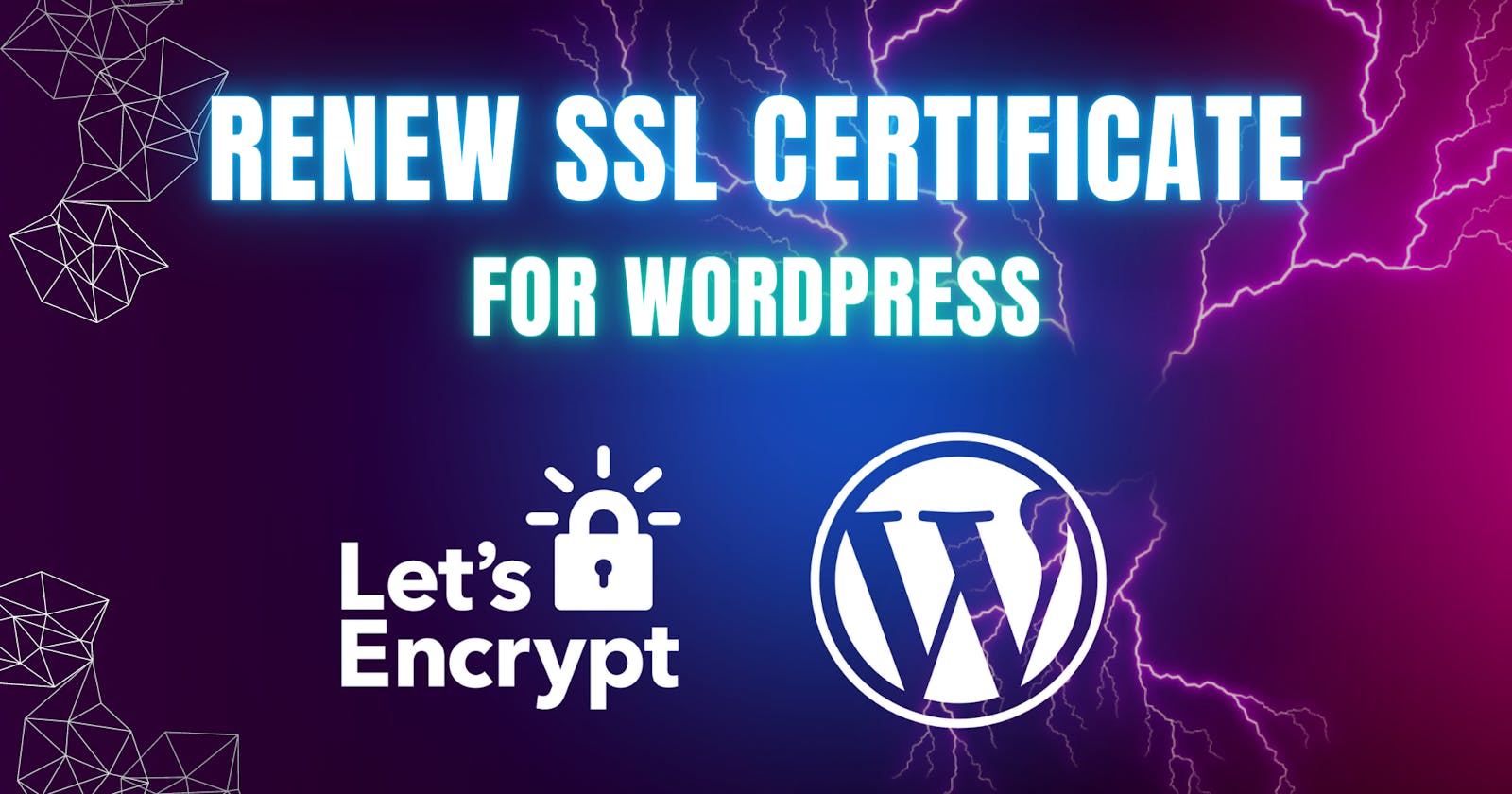 Renew LetsEncrypt SSL Certificate in WordPress by Bitnami