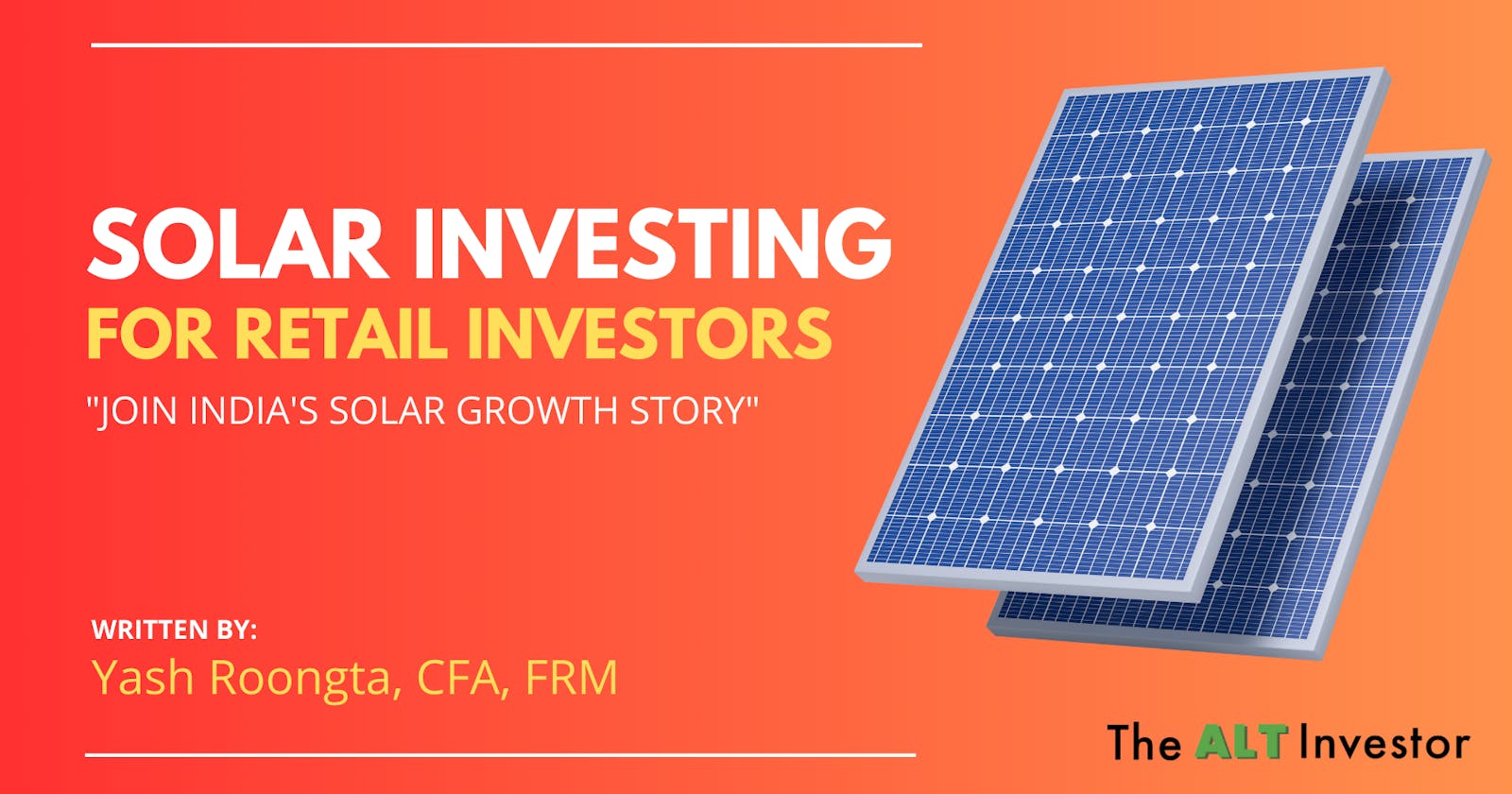 Join India's Solar Growth as a Retail Investor