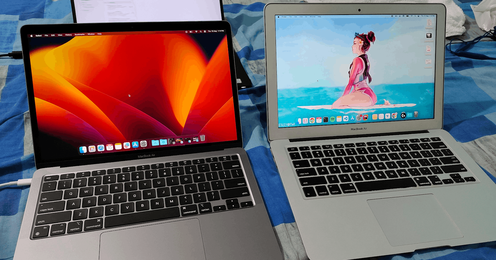 Upgraded from 2017 MacBook Air to 2020 MacBook Air M1 (8GB to 8 GB) 🤔