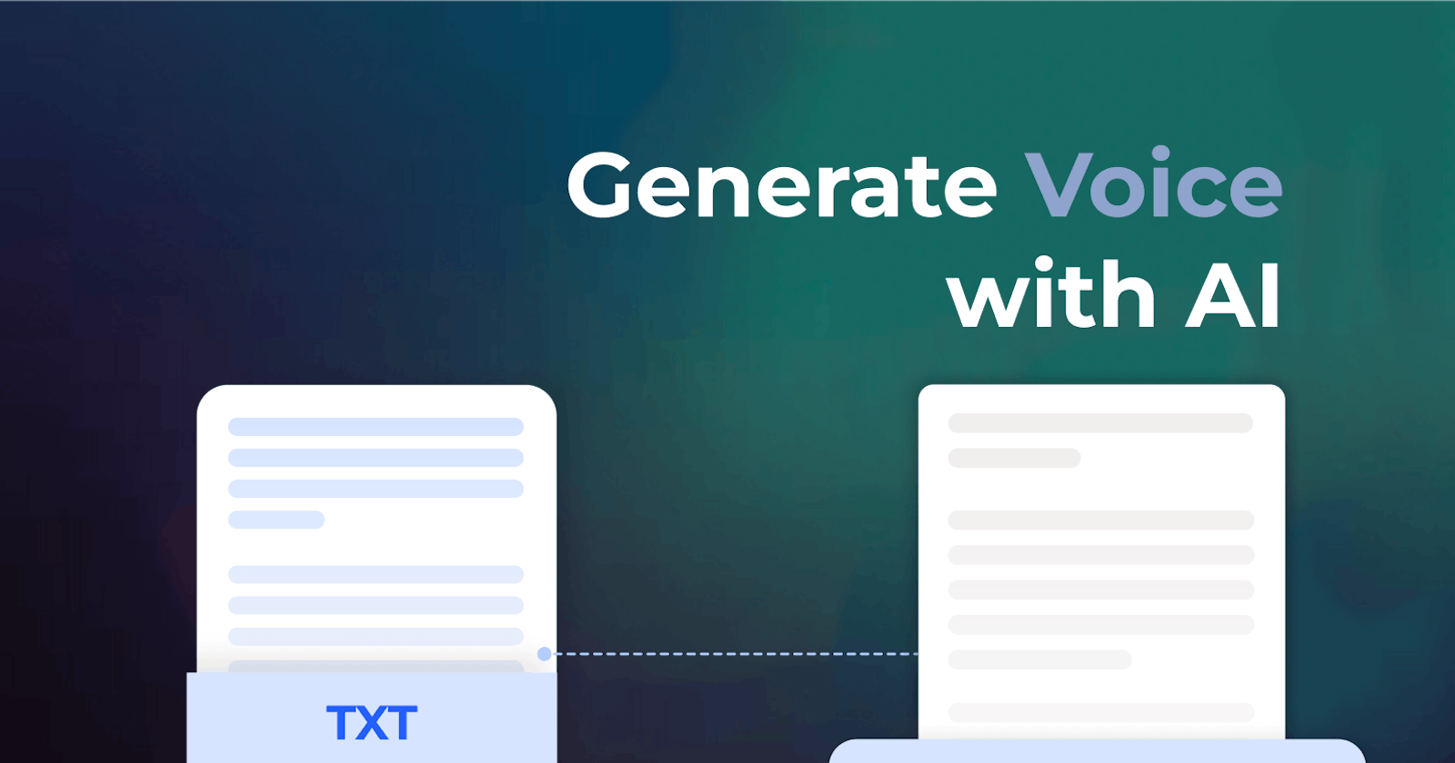 How to generate voice with AI?