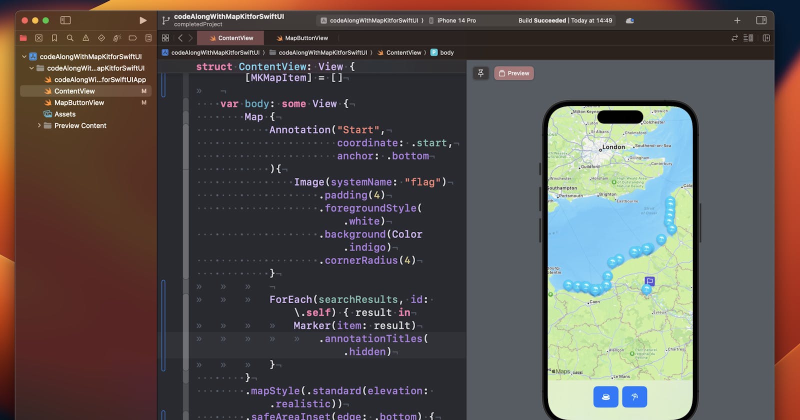 Code-Along Project With MapKit for SwiftUI - Part 1