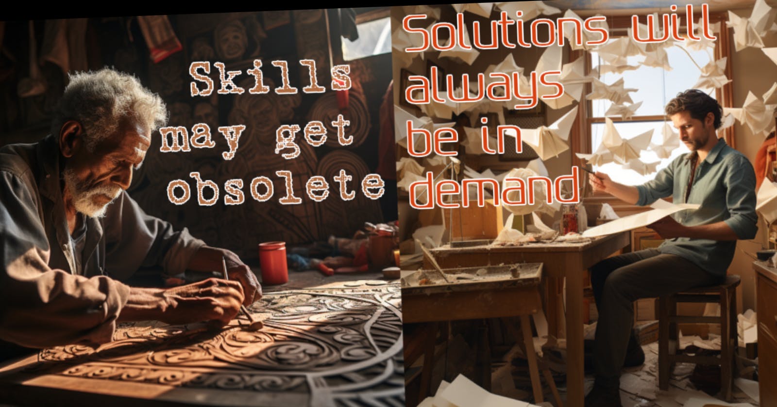 Skills may get obsolete, Solutions will always be in demand