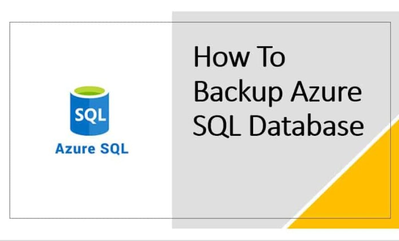 A Comprehensive Guide to Backing Up and Restoring a SQL Azure Database