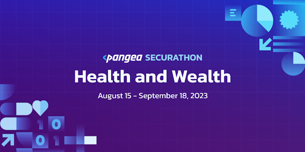 Announcing the Pangea Securathon: Health & Wealth Hackathon
