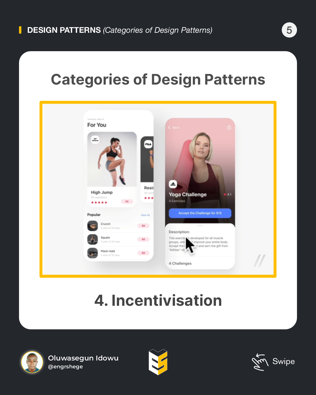 Categories of Design Patterns - 4. Incentivisation