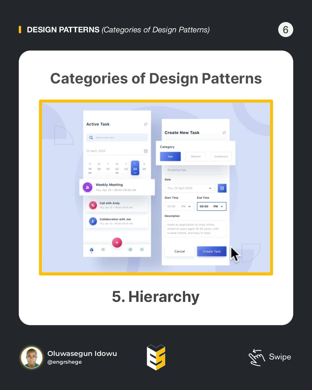 Categories of Design Patterns - 5. Hierarchy