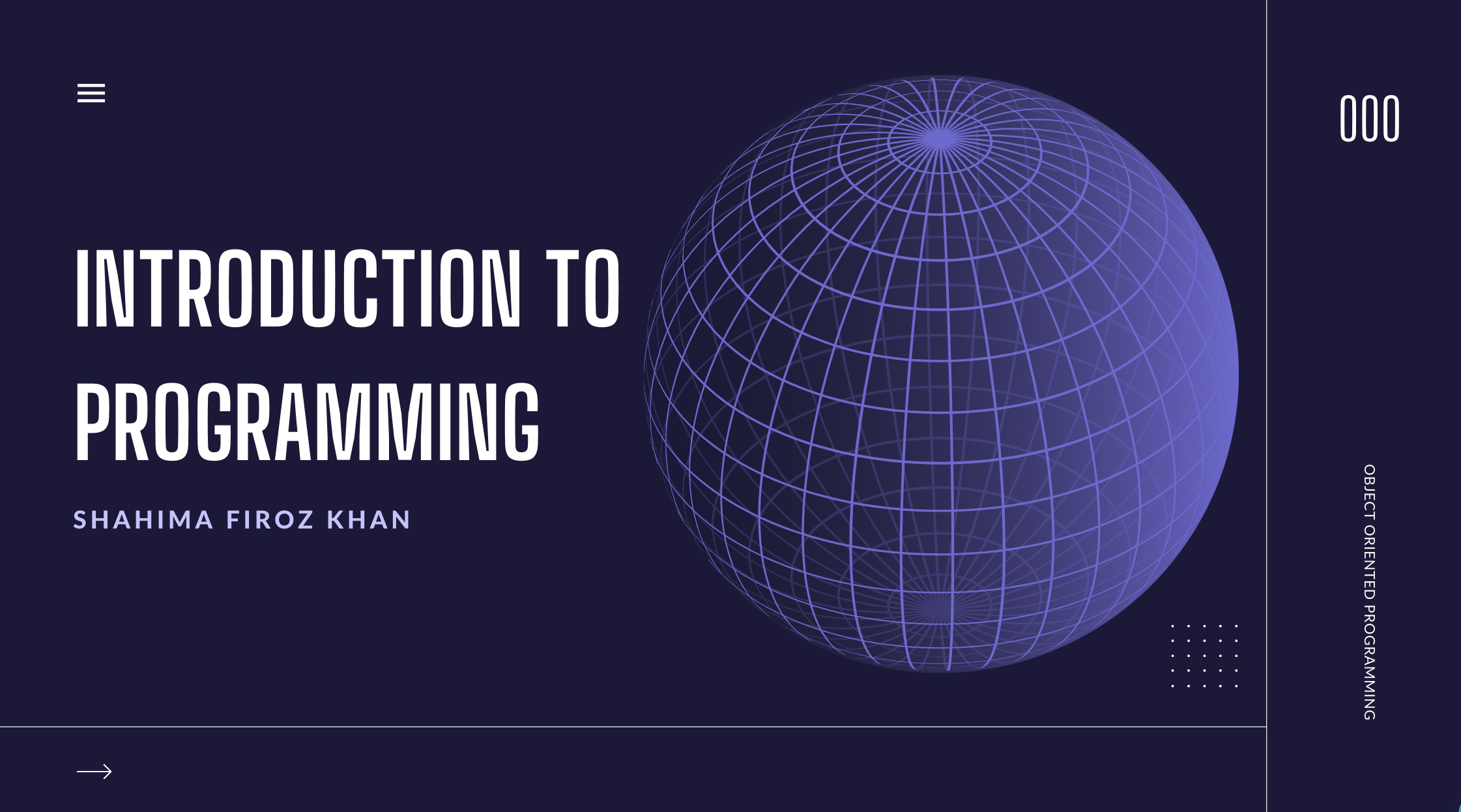 1. Introduction programming