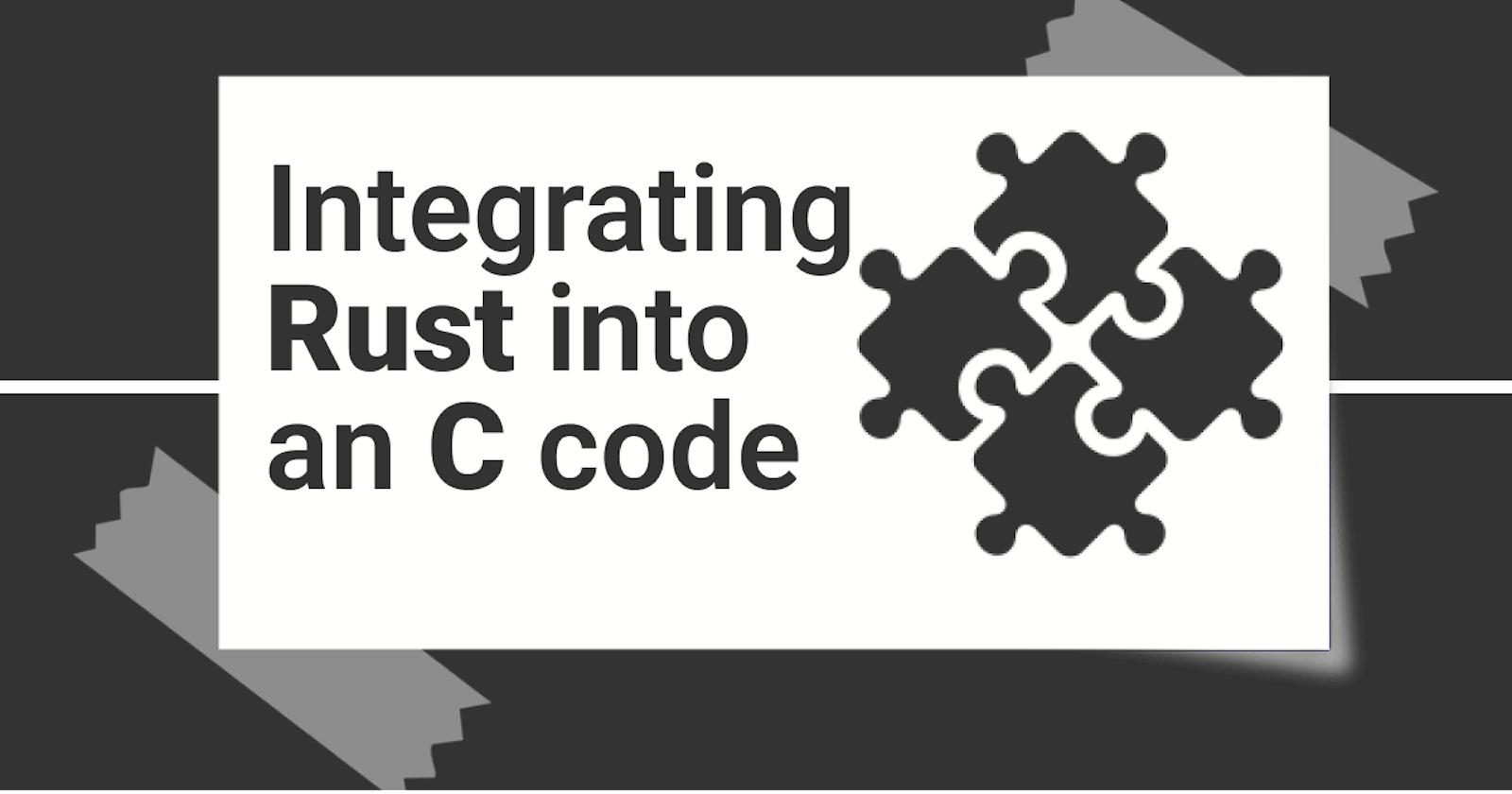 Integrating Rust in a C code