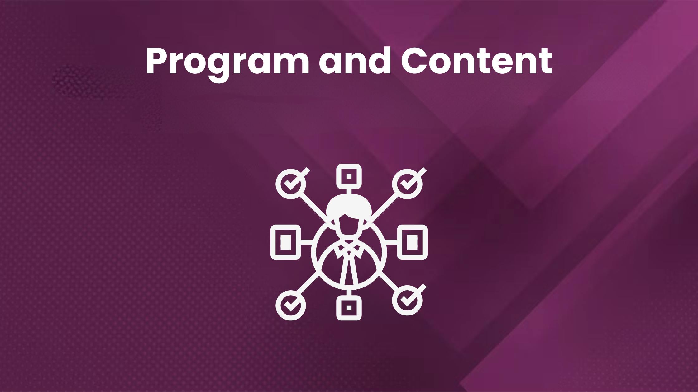 Program and content