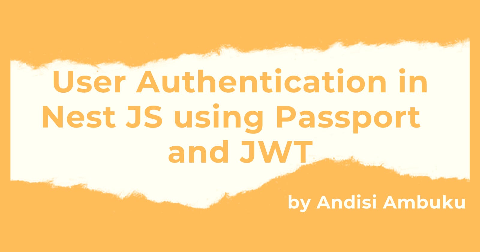 User Authentication with Passport JS and JWT in Nest JS