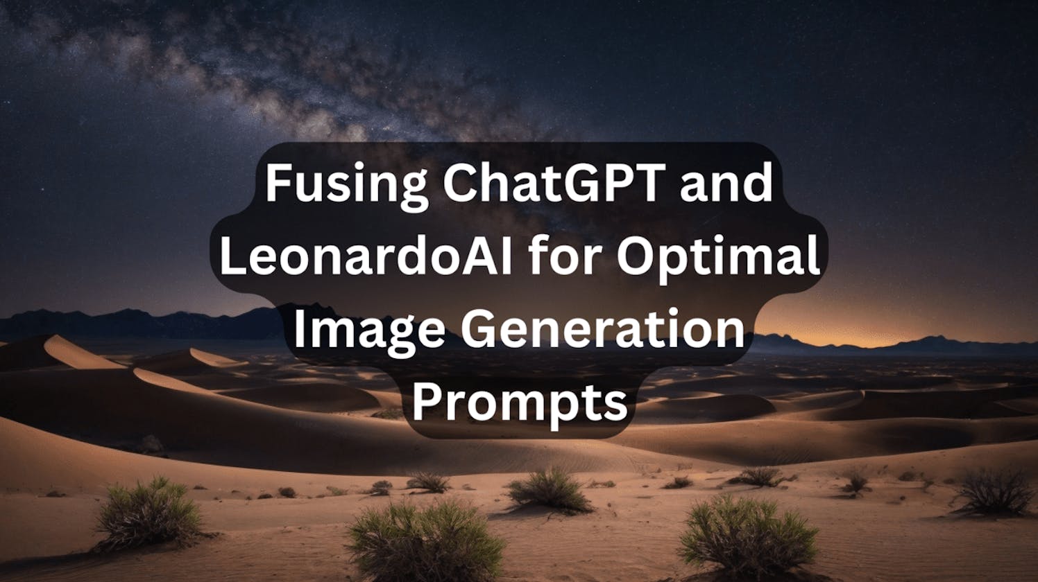 Fusing ChatGPT and LeonardoAI for Optimal Image Generation Prompts