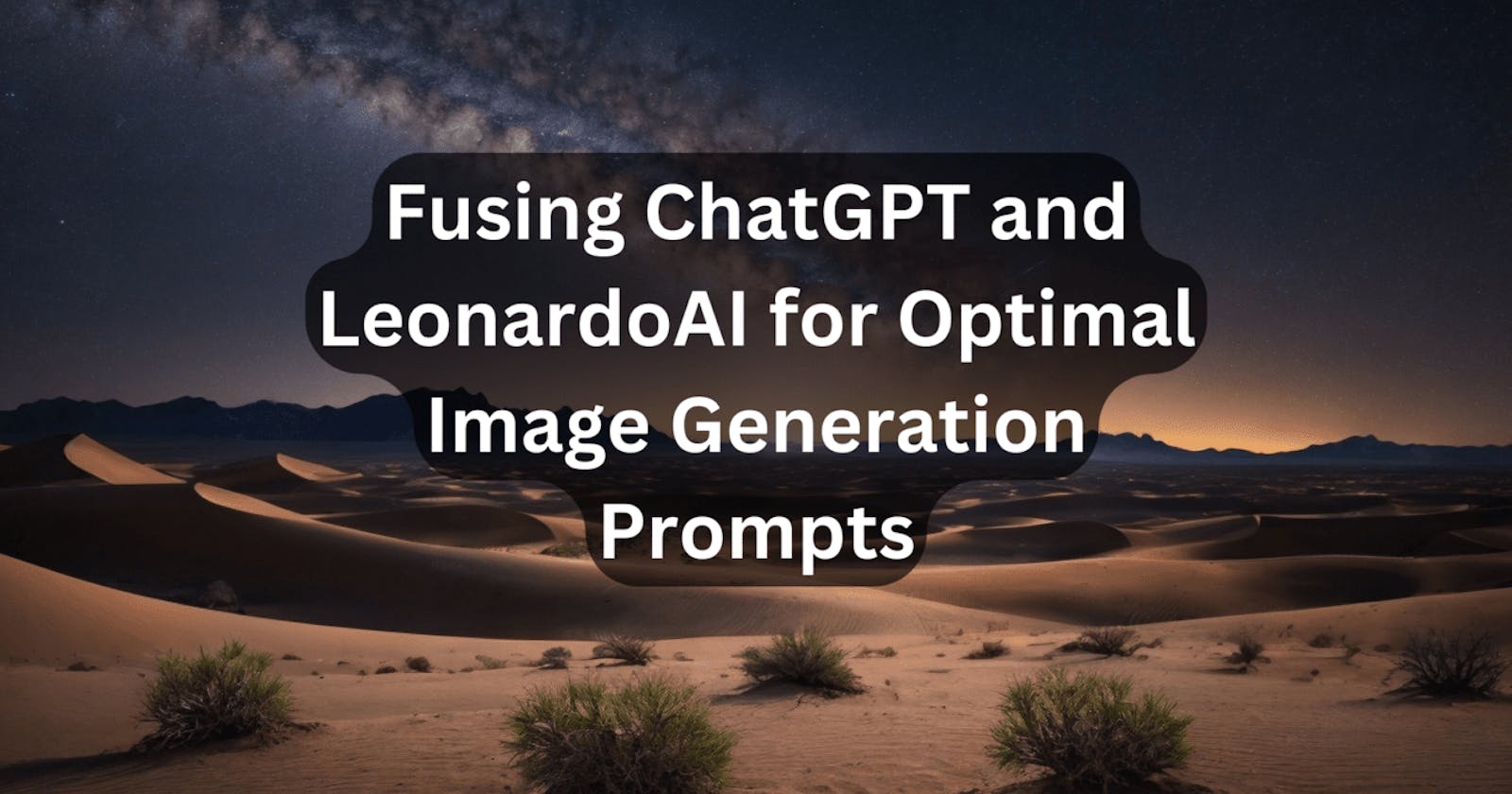 Fusing ChatGPT and LeonardoAI for Optimal Image Generation Prompts