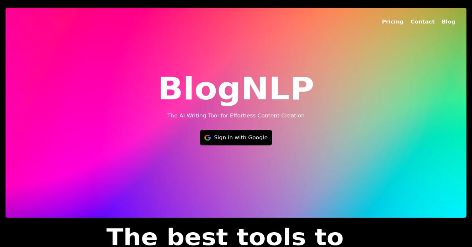 Unleash Creativity and Efficiency with BlogNLP: Your Ultimate AI Writing Tool