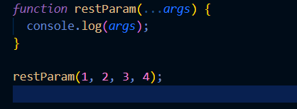 rest param example