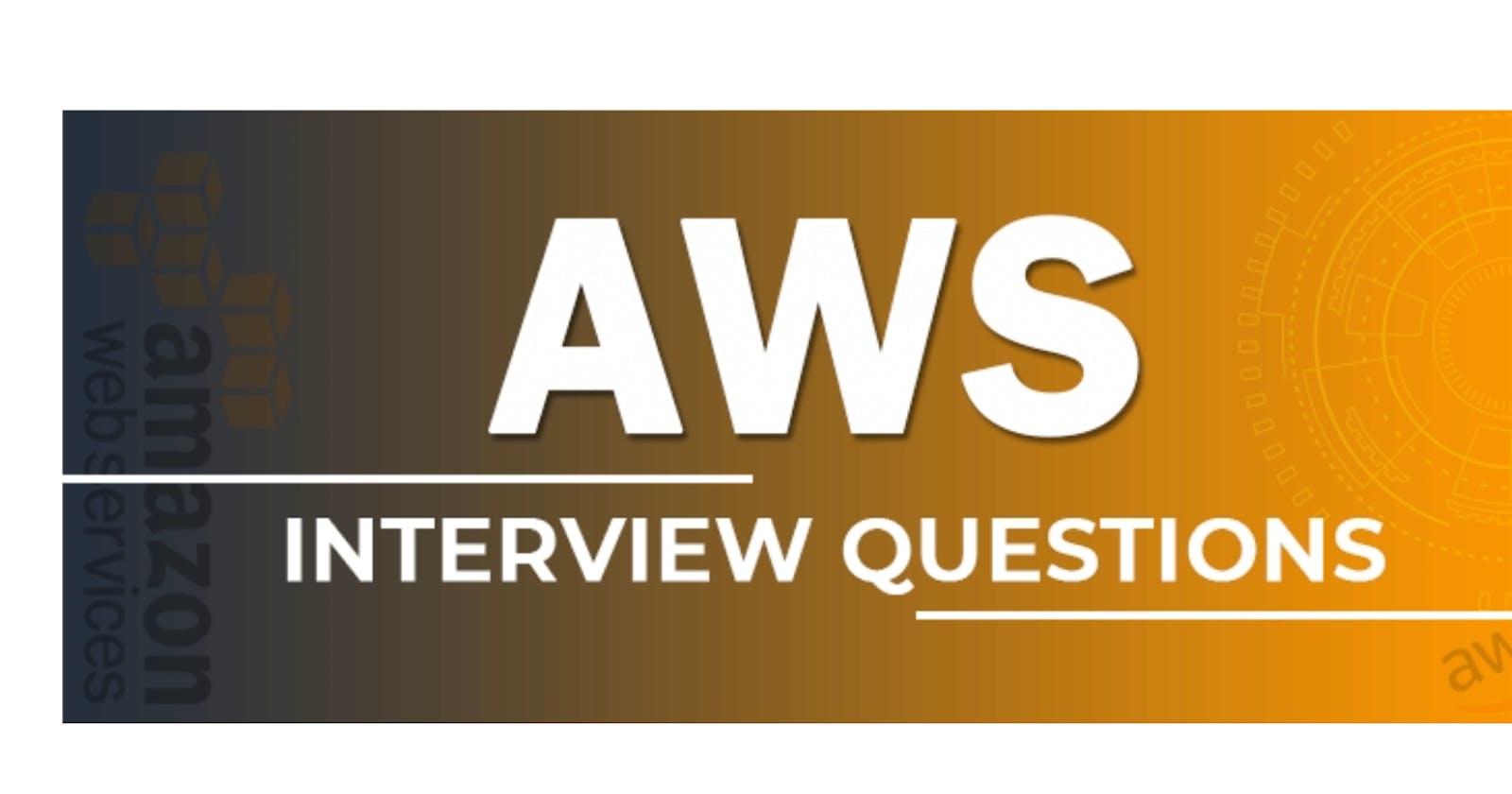 AWS interview questions.