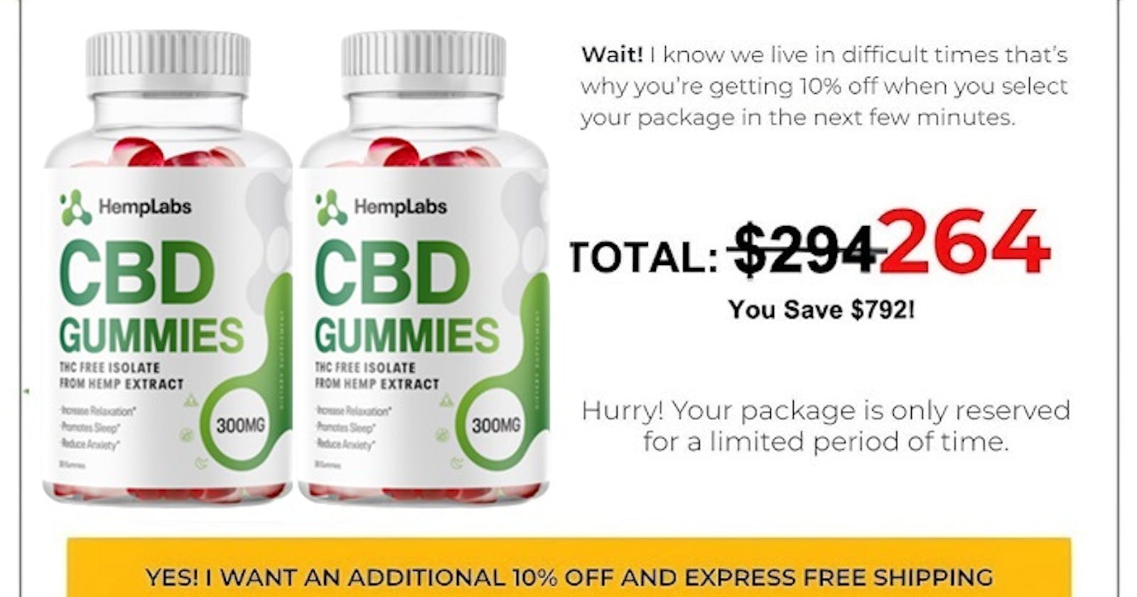Hemp Labs CBD Gummies (Update 2023) Reduces Chronic Pain! What Are Customers Saying?