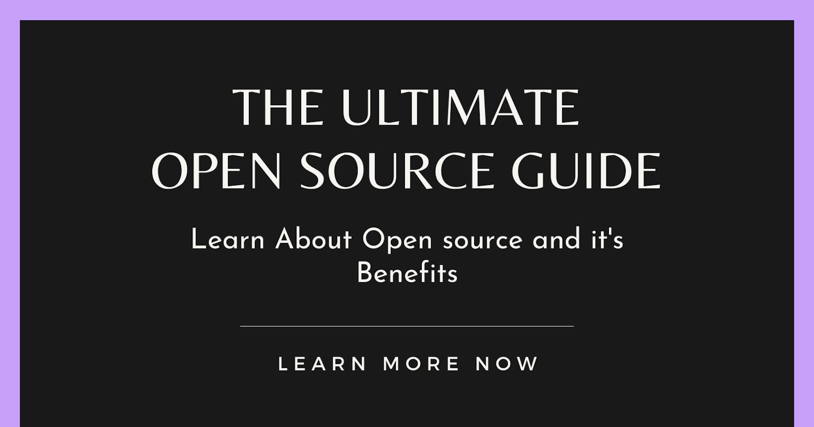 The Ultimate Open Source Guide
