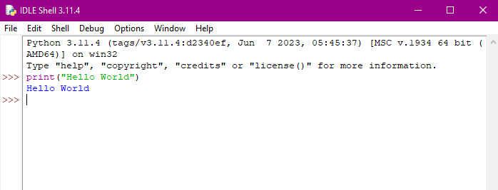 Python IDLE