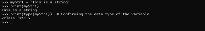 Python string output