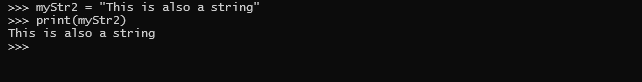 Python string output