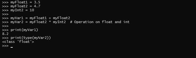 Python float output