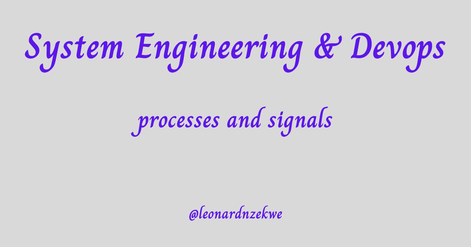 Cover Image for Demystifying Processes and Signals in Unix