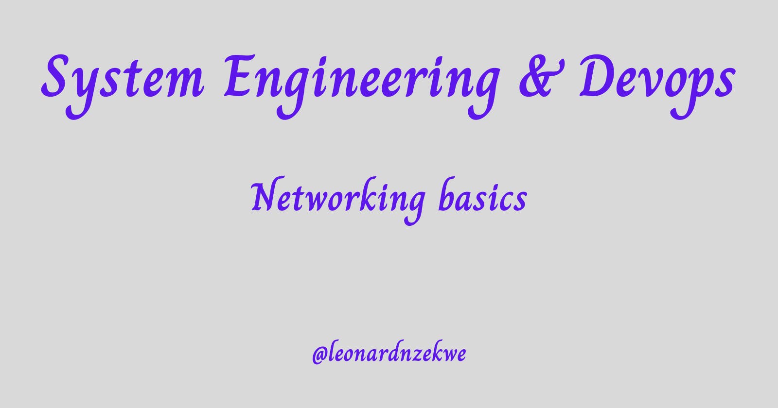 Networking Basics Unveiled