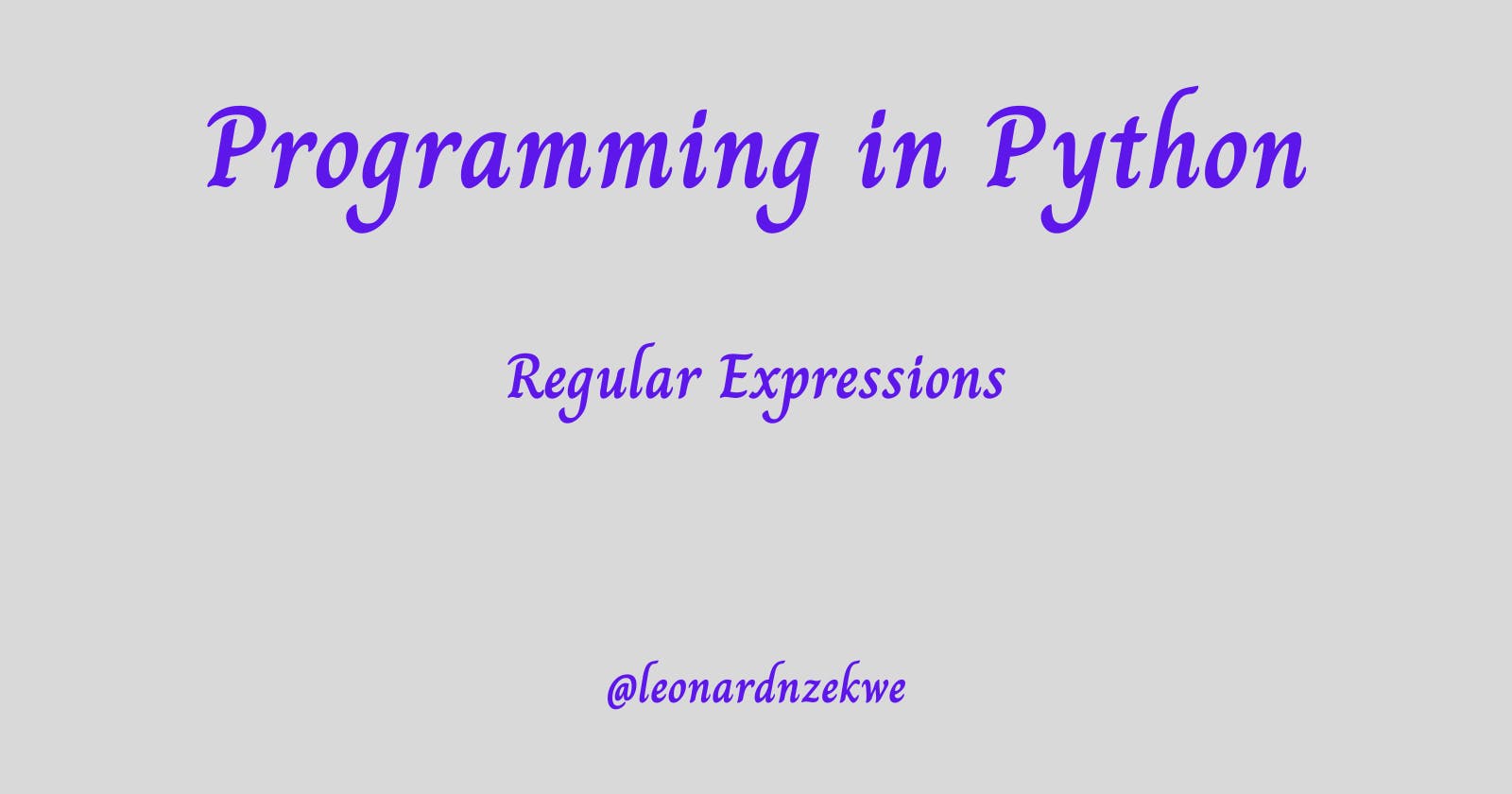Cover Image for Python Regular Expressions: Unleashing Pattern Power