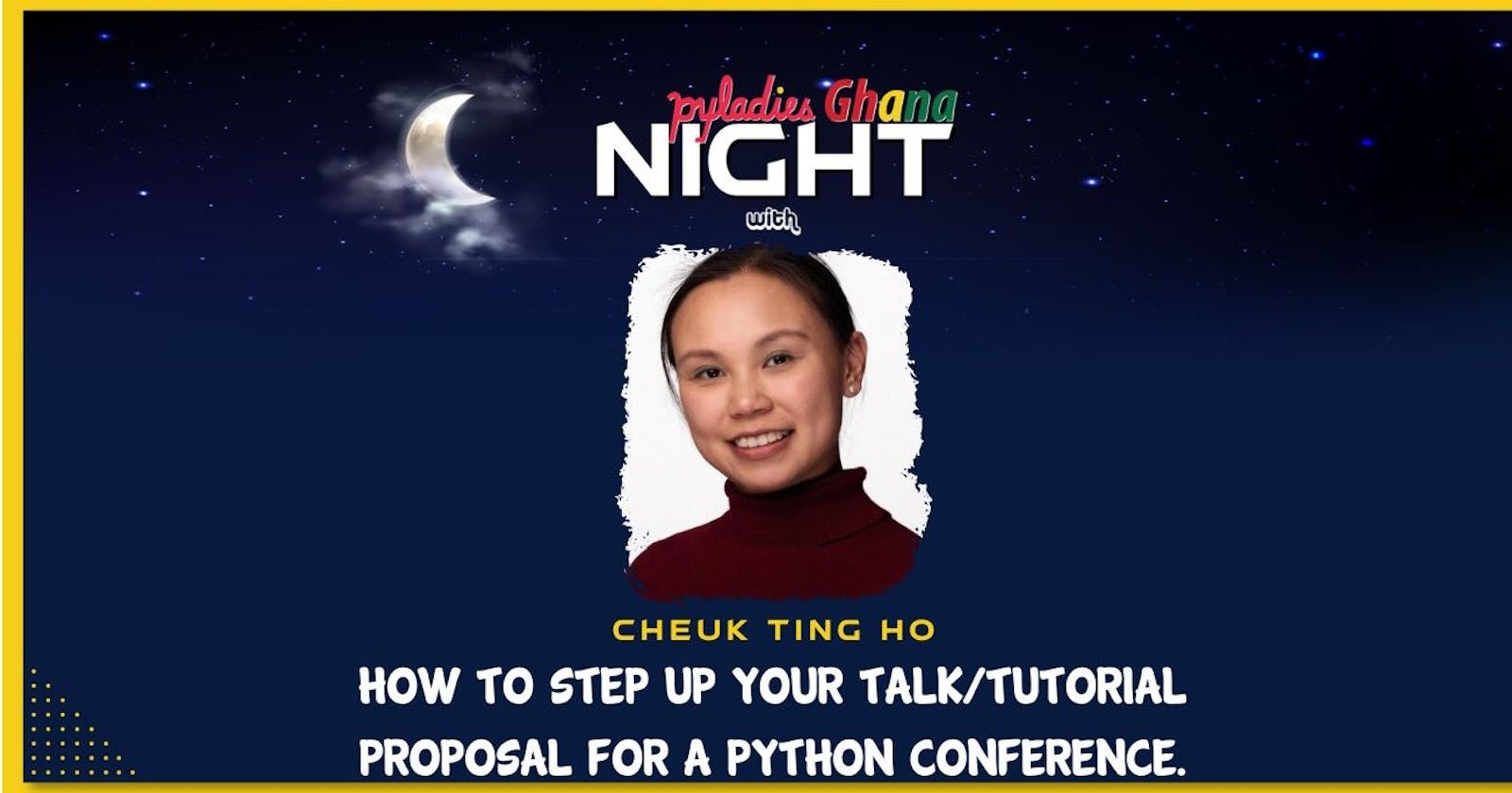 How to set up your talk or tutorial proposal for a Python conference