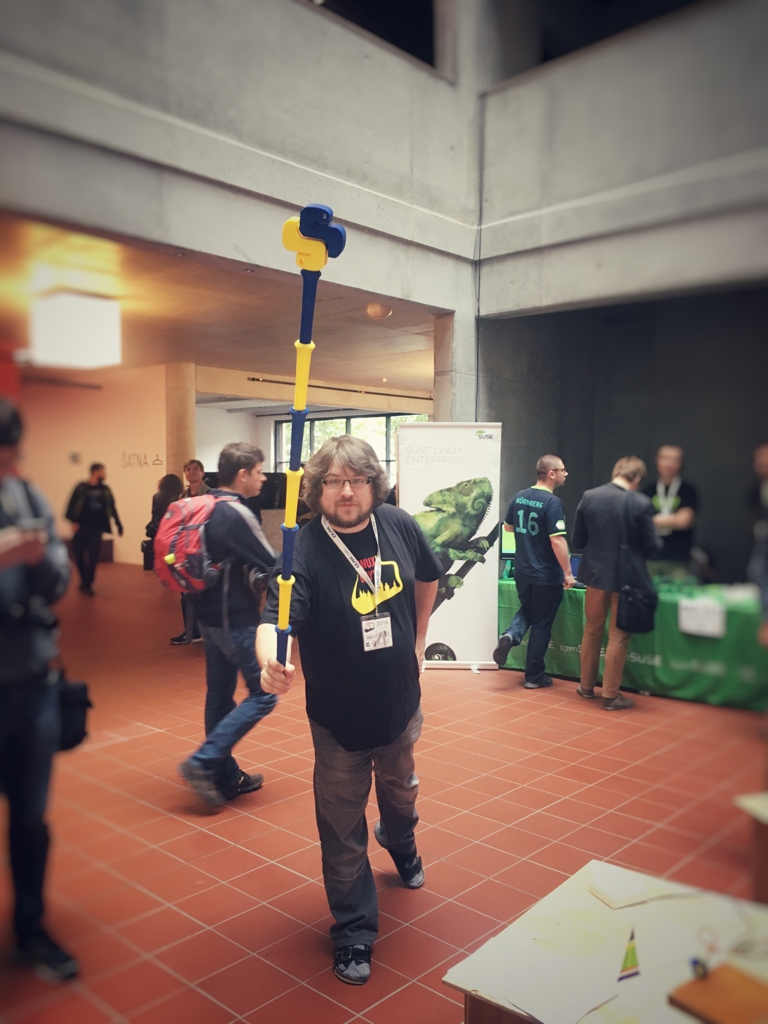 Miro Hrončok a jeho Python žezlo samozvané Pyč #pythonicstaffofenlightenment
