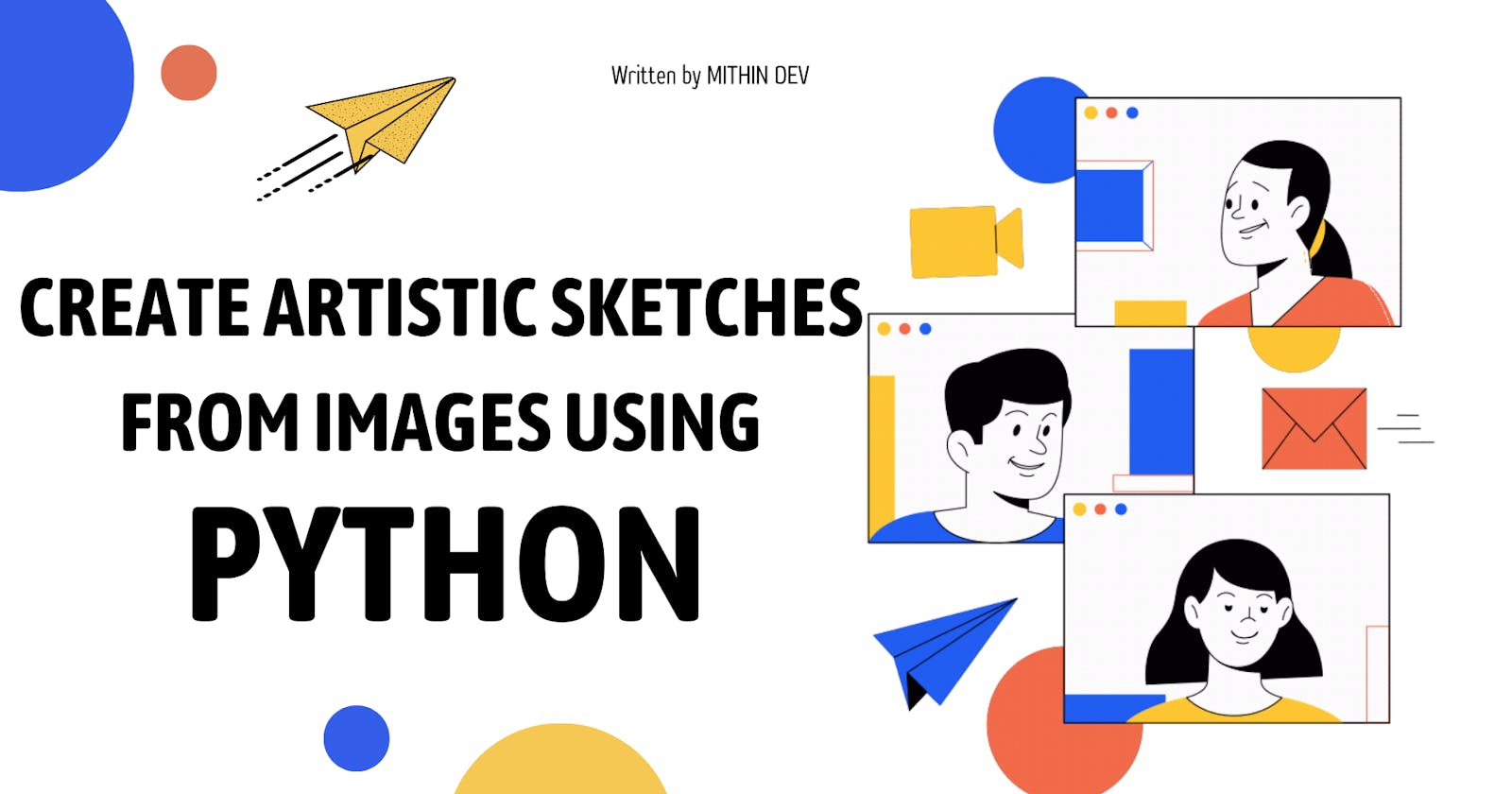 🎨 Creating Artistic Sketches from Photos using Python 🐍