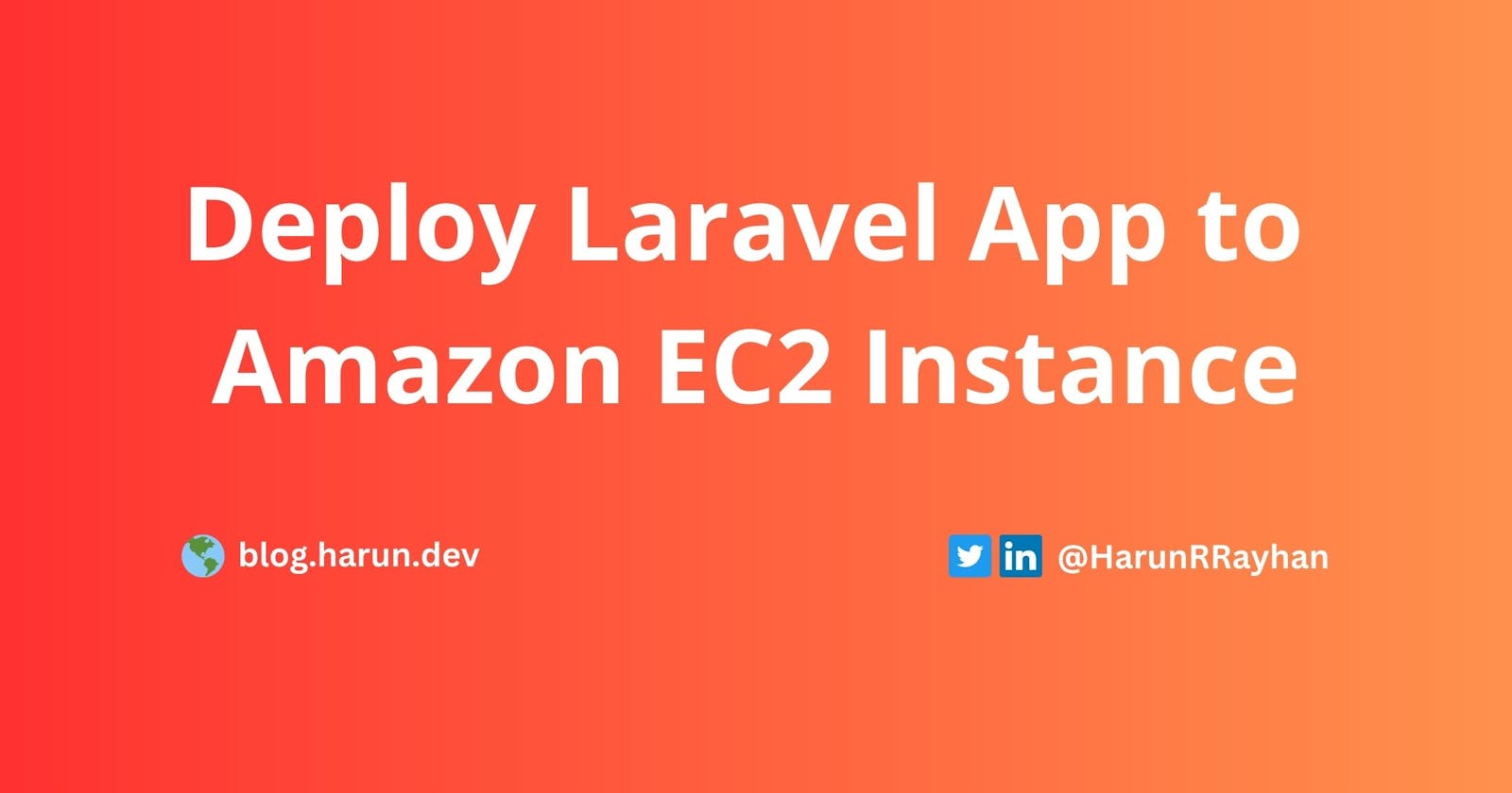 Deploy Laravel Application to Amazon EC2 Instance