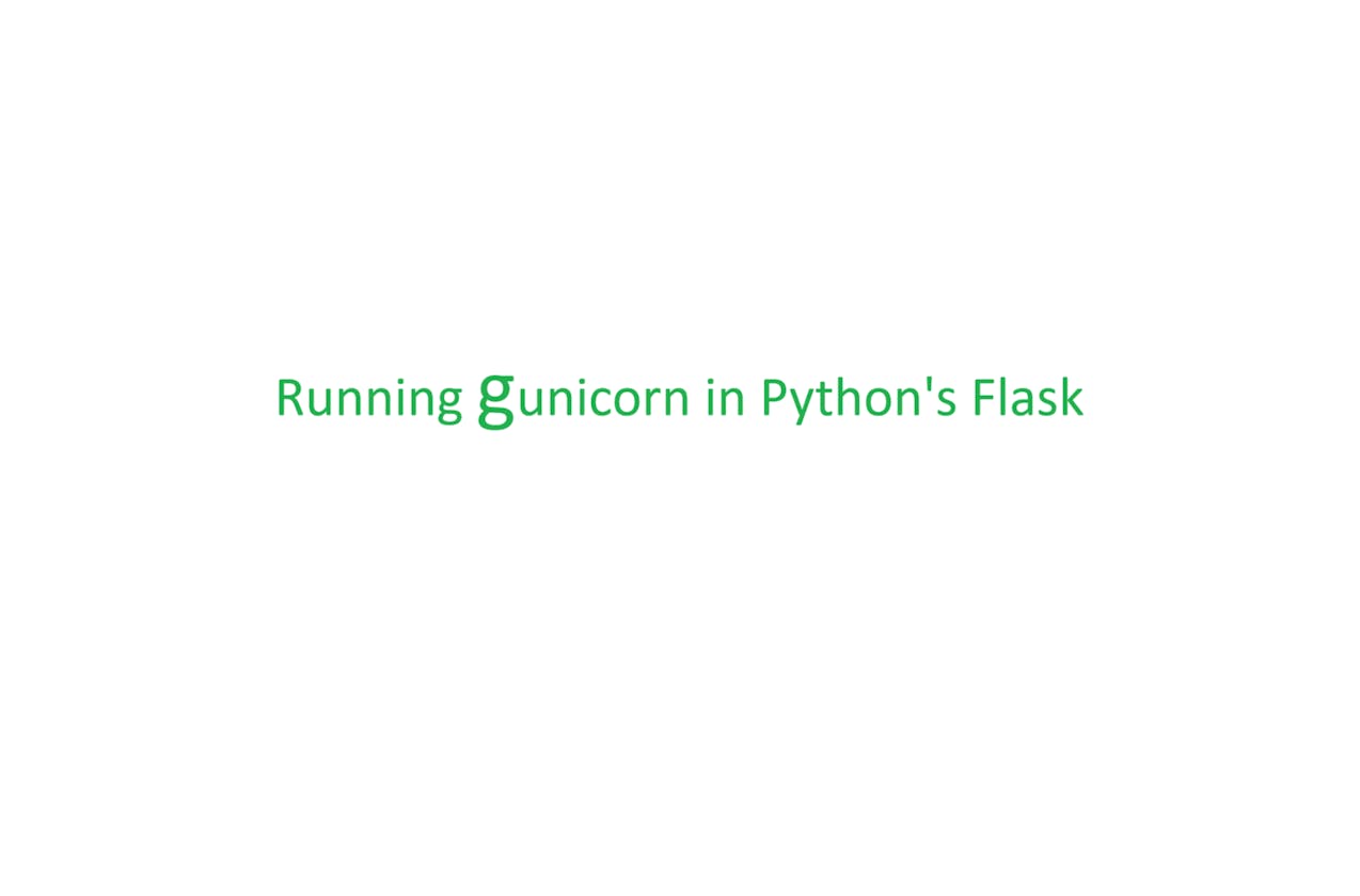 How to Run Gunicorn