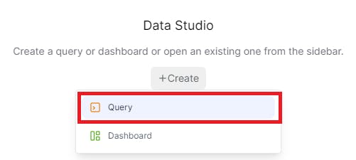Flipside Dashboard provides an option where we can create queries or dashboards