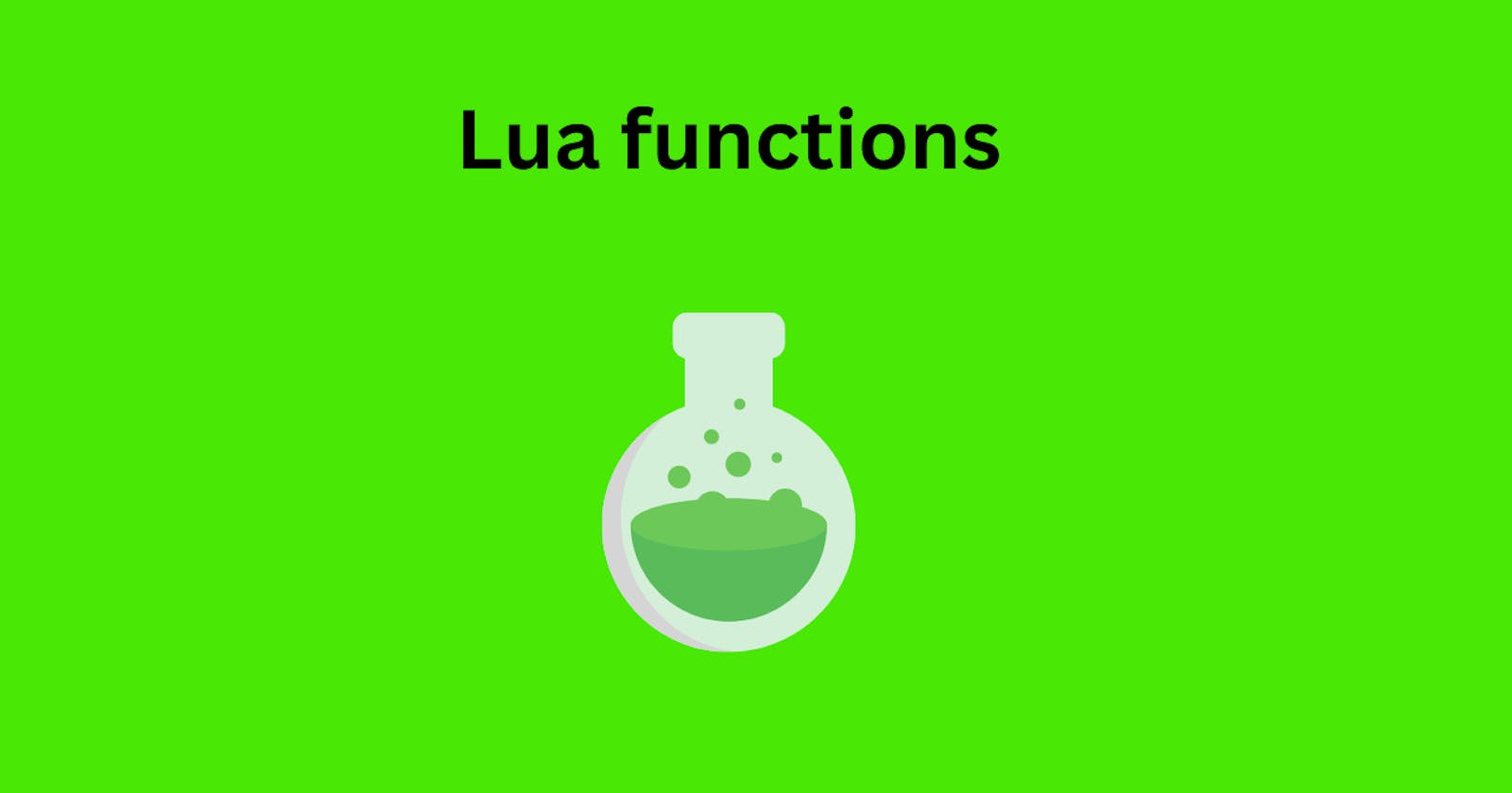 Lua functions