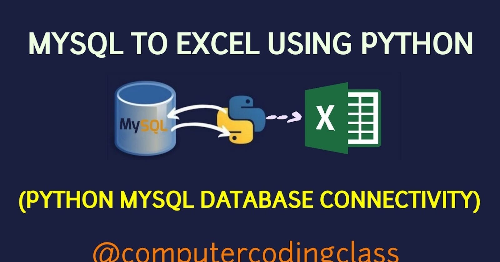 How to Export Data from MySQL to Excel using Python