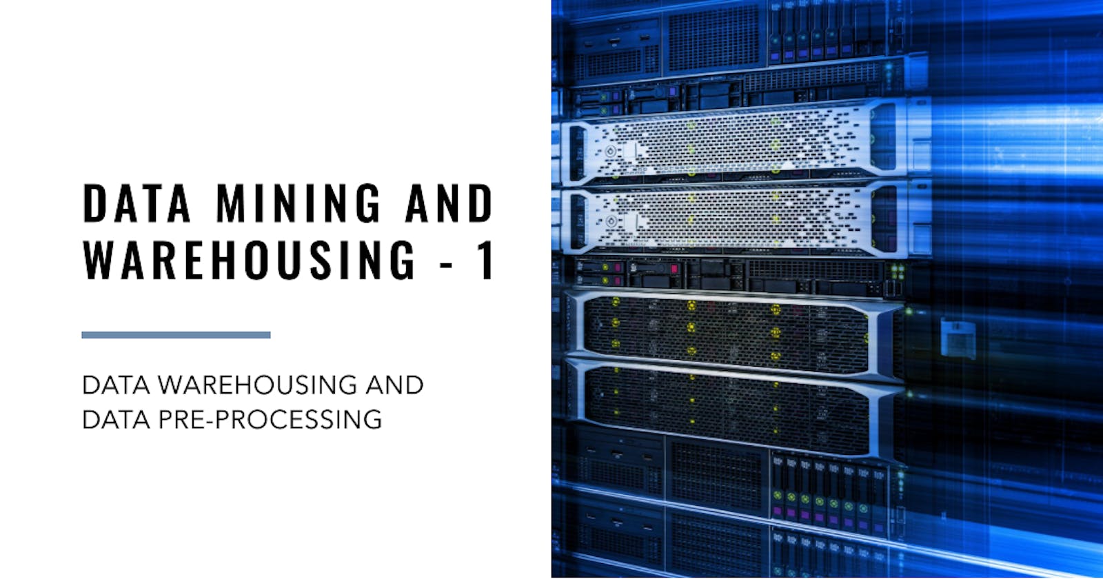 Data Mining and Warehousing - 1