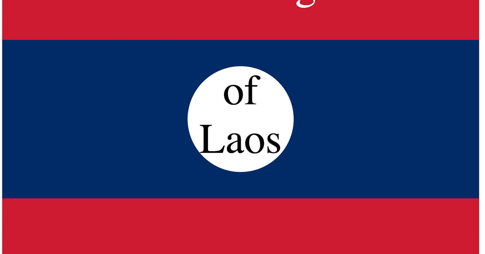 Crafting the Flag of Laos with HTML and CSS